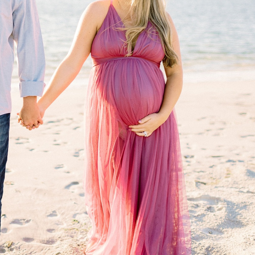 Luxxel Pink Maxi Dress - Picture 3 of 5